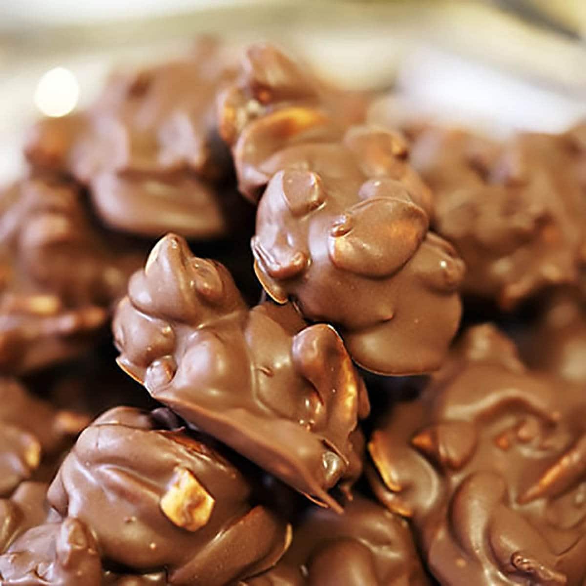 Milk Chocolate Covered Cashew Clusters
